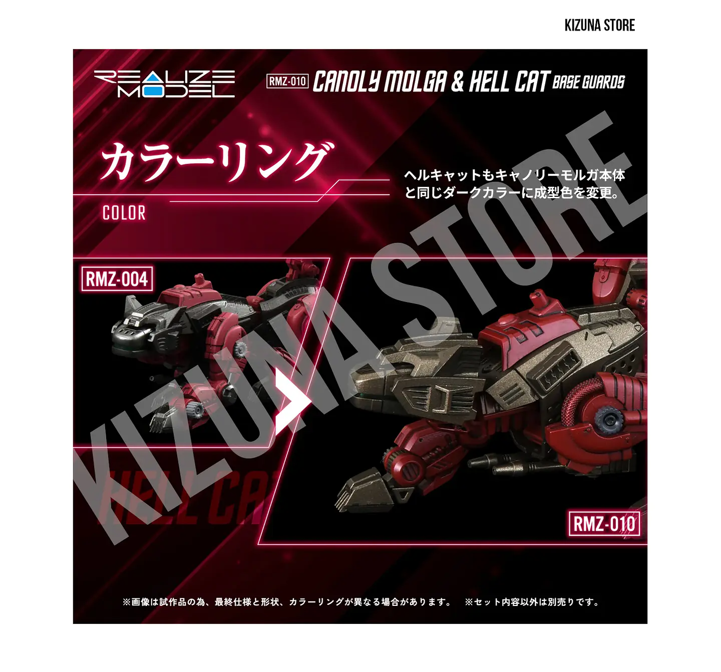 1/100 RMZ-010 Cannoly Molga & Hell Cat Base Guards 5