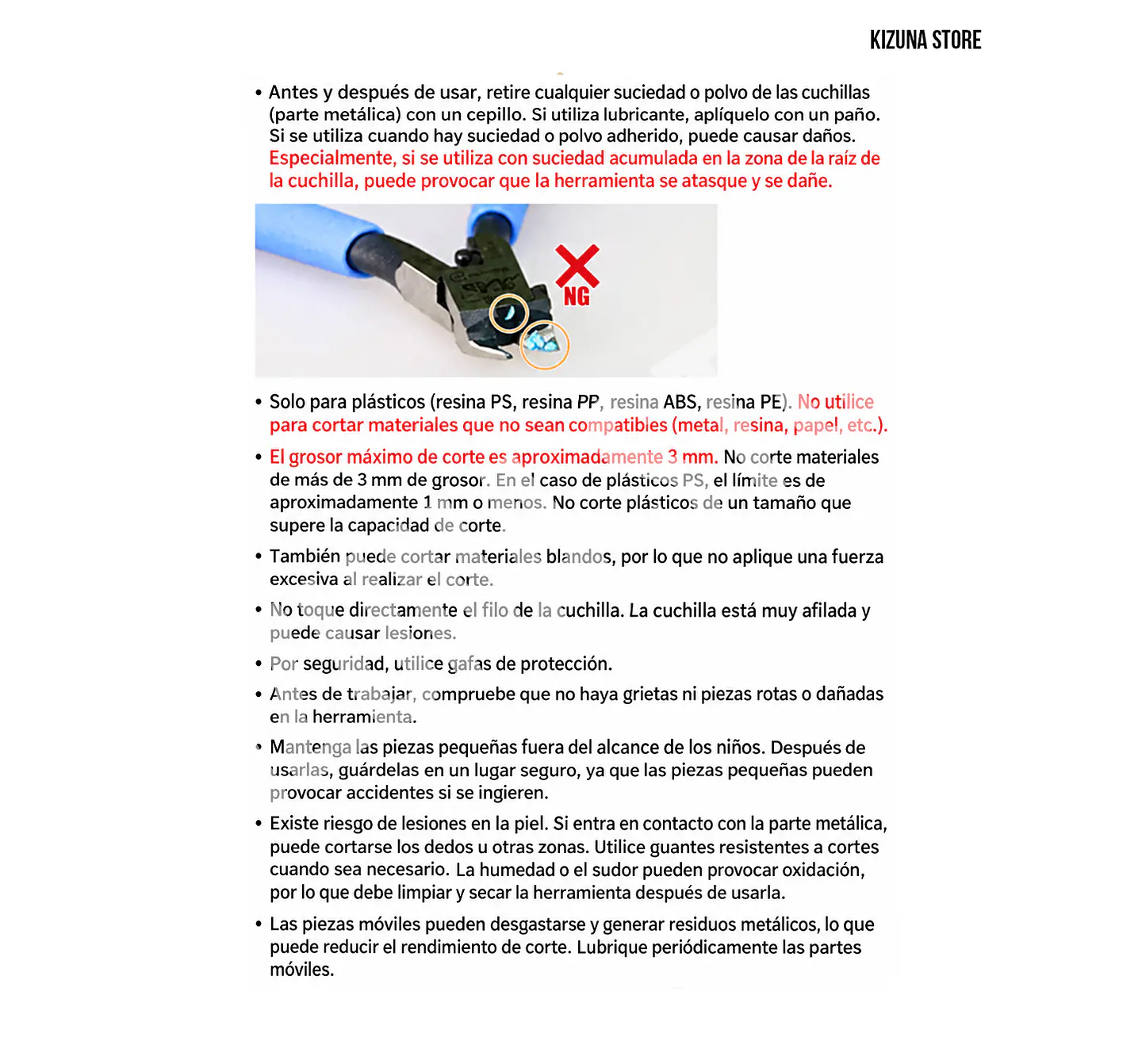 Alicate Godhand GH-SPN-120 Ultimate Nipper 5.0 8