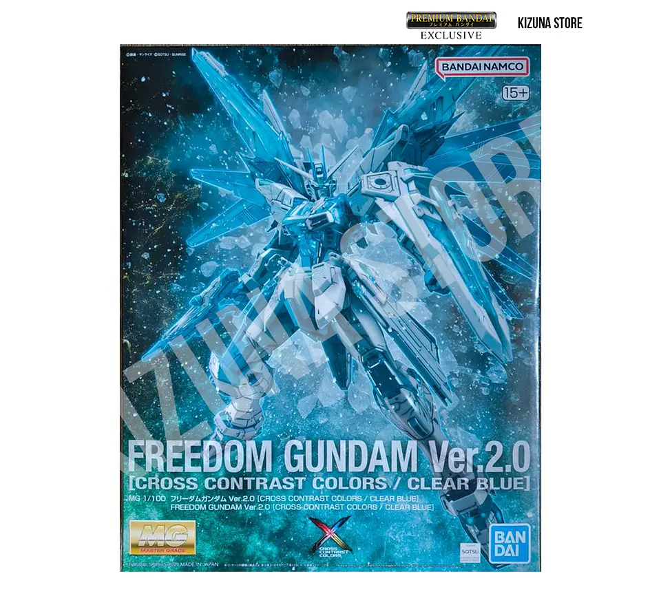 MG Freedom Gundam Ver.2.0 [Cross Contrast Colors / Clear Blue] 2