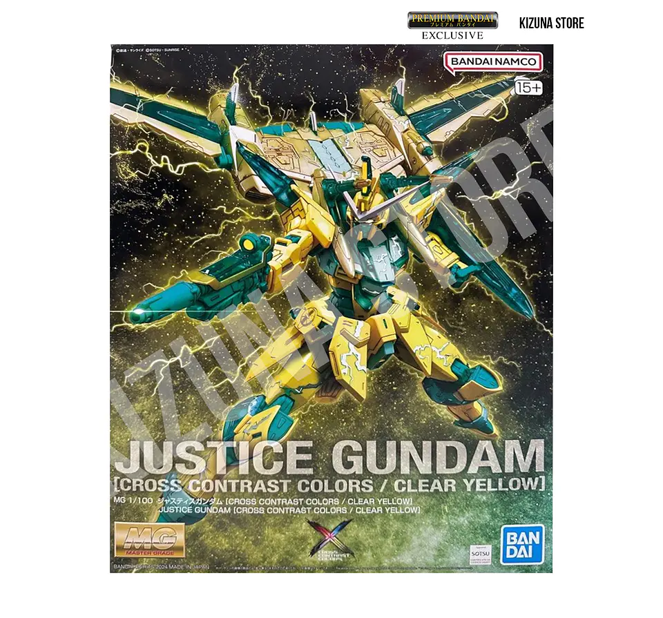 MG Justice Gundam [Cross Contrast Colors / Clear Green] 2