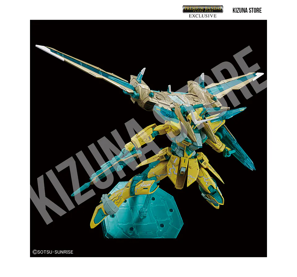 MG Justice Gundam [Cross Contrast Colors / Clear Green] 10