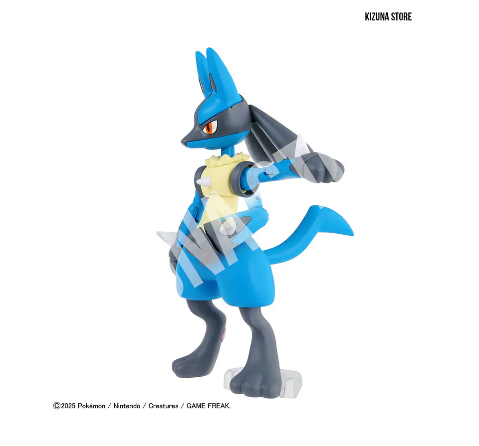 Pokémon Model Kit Riolu & Lucario 4