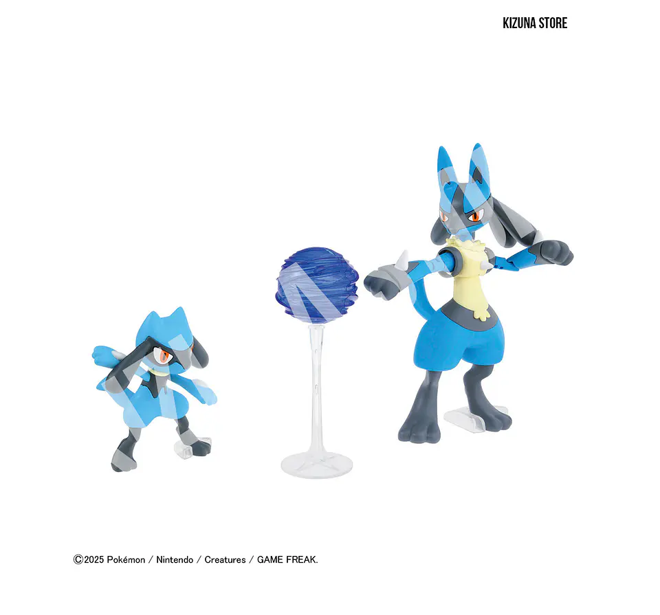 Pokémon Model Kit Riolu & Lucario 3