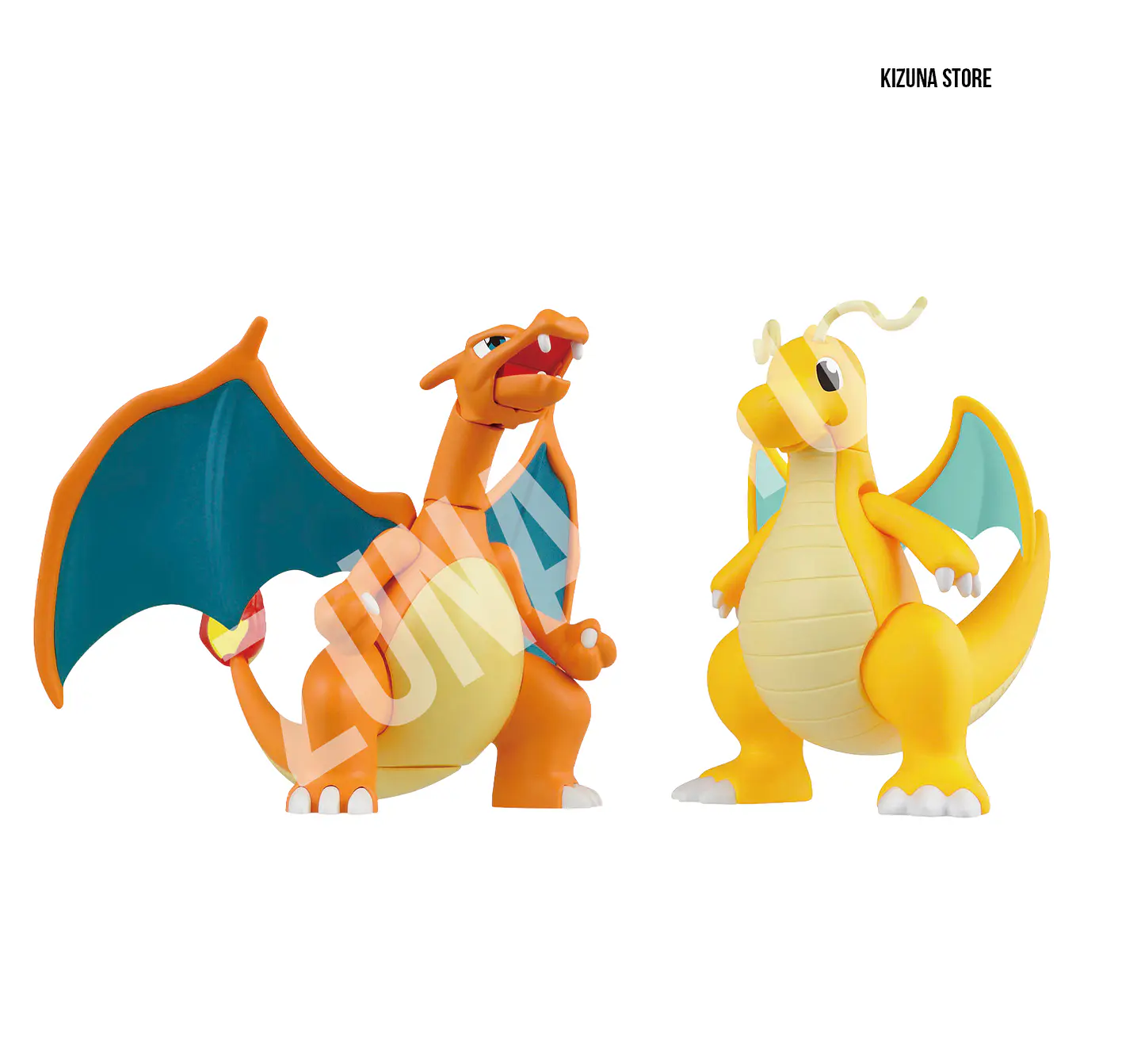 Pokémon Model Kit Charizard & Dragonite 1