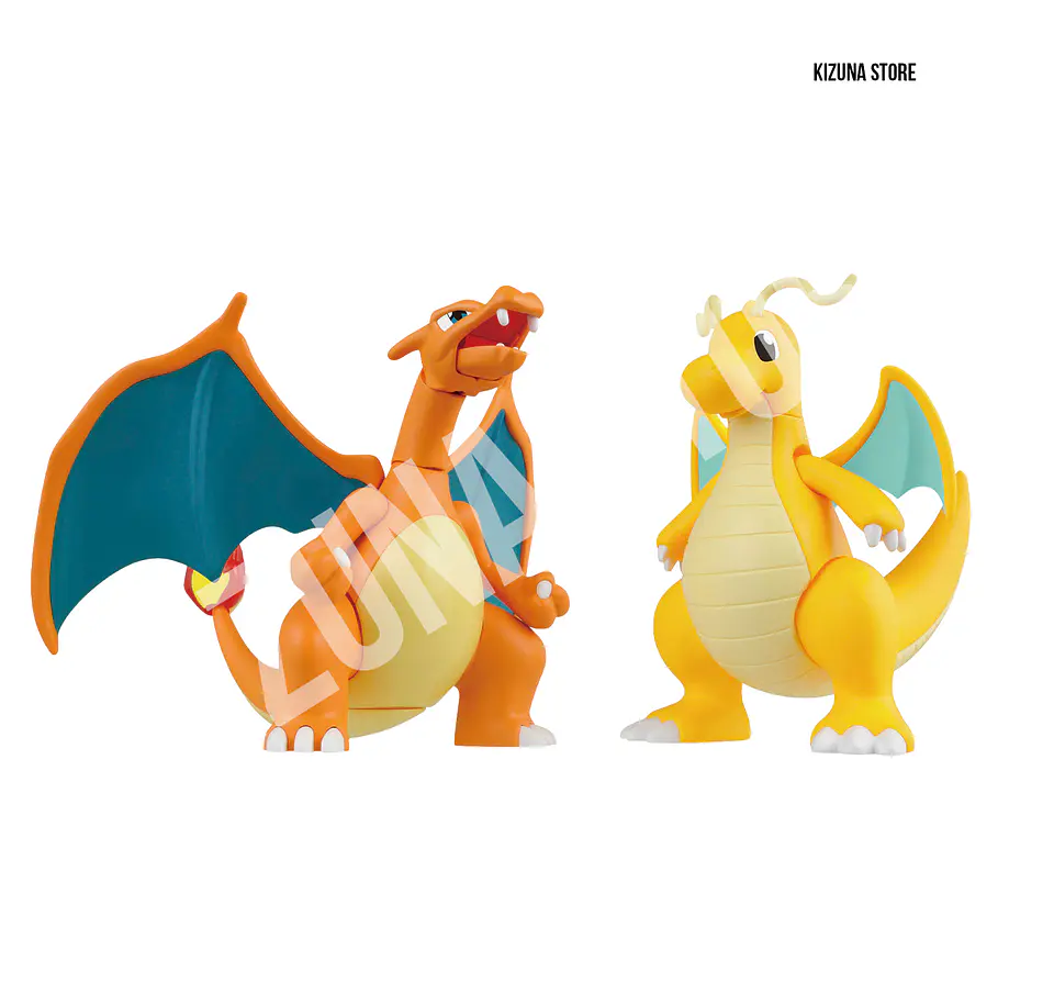 Pokémon Model Kit Charizard & Dragonite 1