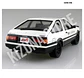 1/24 Takumi Fujiwara AE86 Trueno Project D Ver. - Miniatura 3