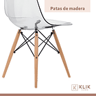 Silla Eames Acrílico Ultraresistente Transparente 8