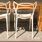 Silla de Terraza o comedor Master - Beige 5