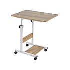 Mesa escritorio ajustable para computador roble 1