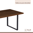 Mesa de Comedor Estilo Industrial 160x90 6