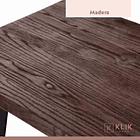 Mesa Tolix restaurant cuadrada negra 80x80 con cubierta de madera 5