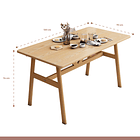 Mesa de comedor o cocina madera 120x70 4