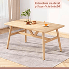Mesa de comedor o cocina madera 120x70 5
