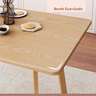 Mesa de comedor o cocina madera 120x70 6