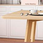 Mesa de comedor o cocina madera 120x70 7