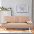 Sofá Cama Apoyabrazos - Lino Beige 8