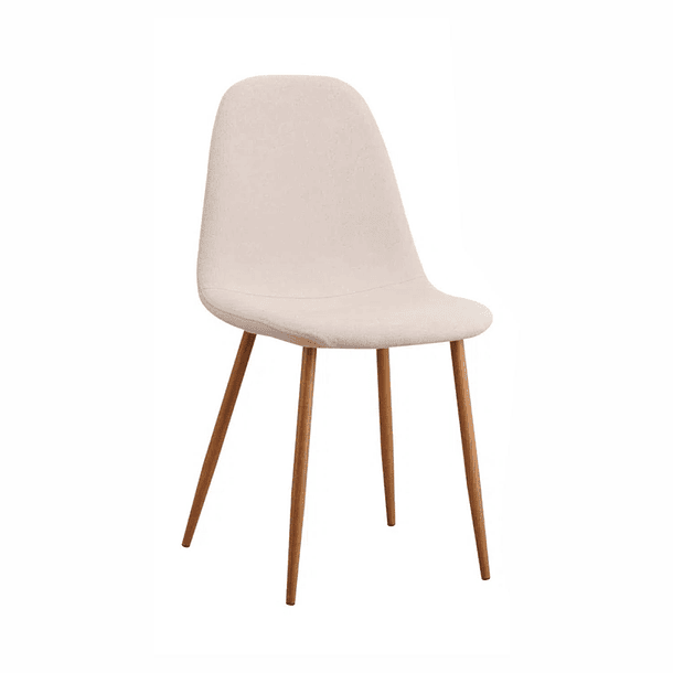 Silla Spoon Velvet - Crema 1