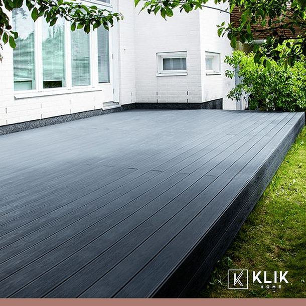 Pack de 5 Deck exterior WPC Color Gris Oscuro 4