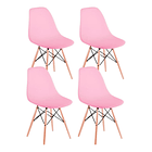 Pack de 4 Sillas Eames - Rosadas 1