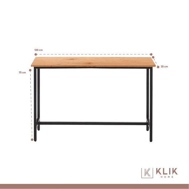 Mesa de Arrimo o Bar Alta Rustik - Madera Clara 4