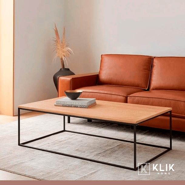 Mesa de centro rectangular 110x60 - Madera Clara 18