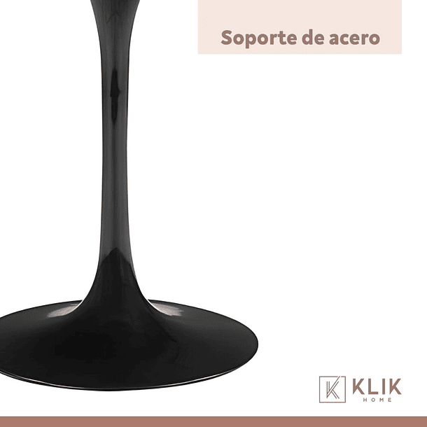 Mesa de Comedor Tulip 80cm - Negra 6