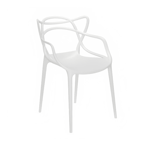 Silla de Terraza Exterior o comedor Master - Blanca 1