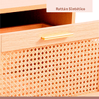 Mesa de Centro con rattan y madera MDF 7