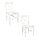 Pack de 2 Sillas de Madera Simply Blanca 1