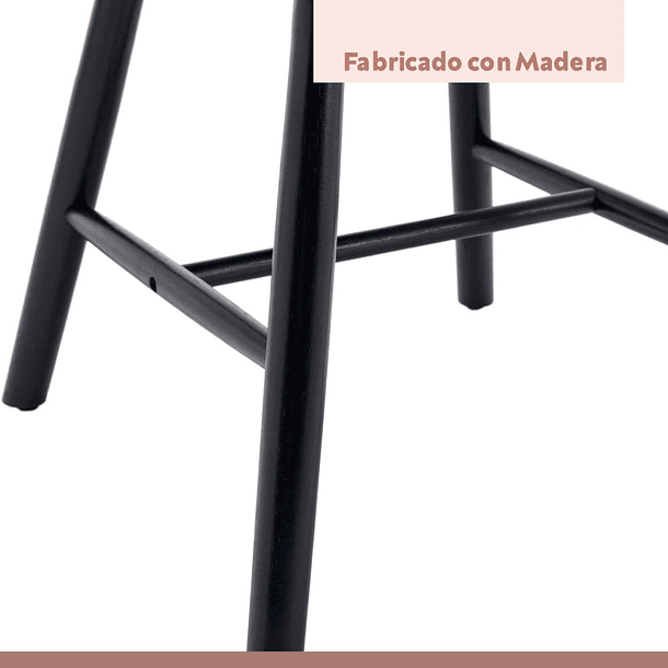 Silla Windsor Madera - Negra 5