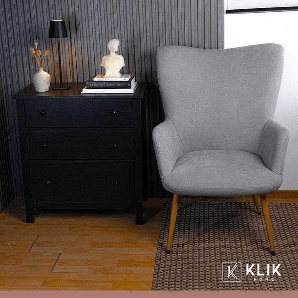 Poltrona Fabric Tipo Radar - Gris 2