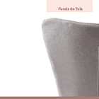 Poltrona Fabric Tipo Radar - Gris 5