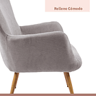 Poltrona Fabric Tipo Radar - Gris 6