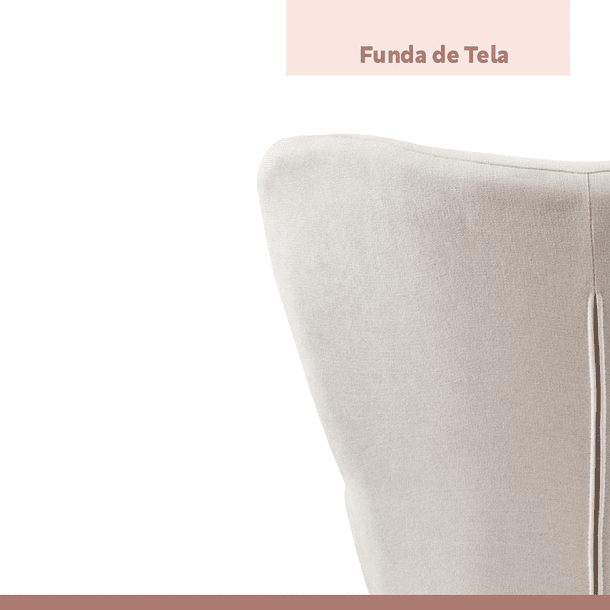 Poltrona Fabric Tipo Radar - Beige 5