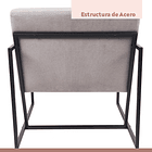 Poltrona Modern Fabric - Gris 7