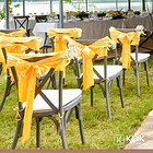 Silla Crossback Danubio de Terraza Exterior o Comedor - Gris 8