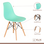 Pack de 4 Sillas Eames Menta 3
