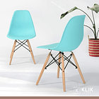 Pack de 4 Sillas Eames Menta 5
