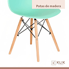 Pack de 4 Sillas Eames Menta 7