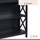 Arrimo Librero y Organizador Bohemio - Negro 14