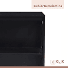 Arrimo Librero y Organizador Bohemio - Negro 16