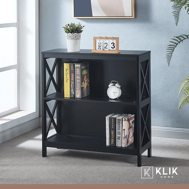 Arrimo Librero y Organizador Bohemio - Negro 18