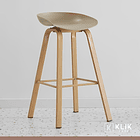 Pack de 4 Taburetes Nordic - Beige 2