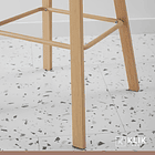 Pack de 4 Taburetes Nordic - Beige 5