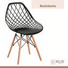 Silla Eames Enrejada Mesh - Negra 7