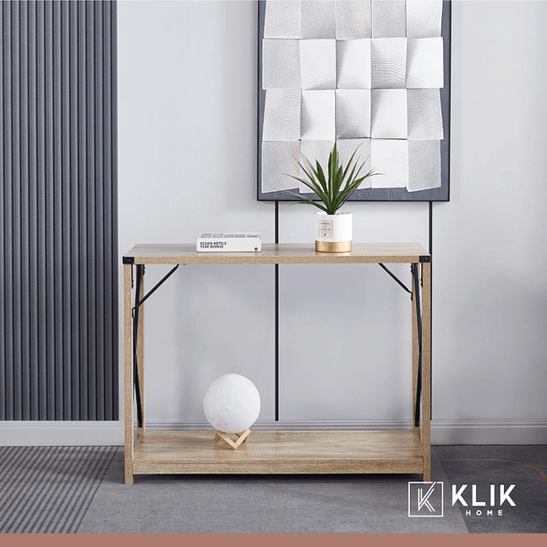 Mesa de Arrimo Cross 2 Niveles - Madera 2