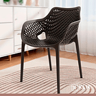 Pack de 4 Sillas Air Berlin Con Reposabrazos - Negras 2