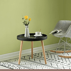 Mesa Lateral Pequeña Redonda Eames - Negra 2