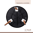 Mesa Lateral Pequeña Redonda Eames - Negra 6