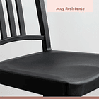 Pack de 4 Sillas Navy - Negras 7